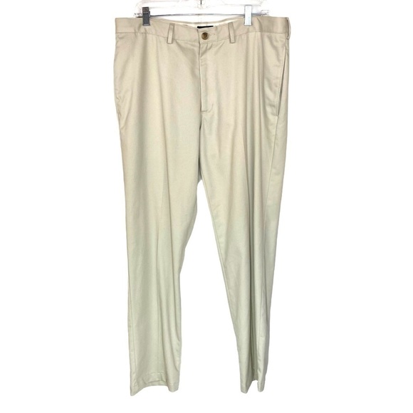 Lands’ End Tailored Fit Khaki Pants Size 37 - Picture 1 of 13